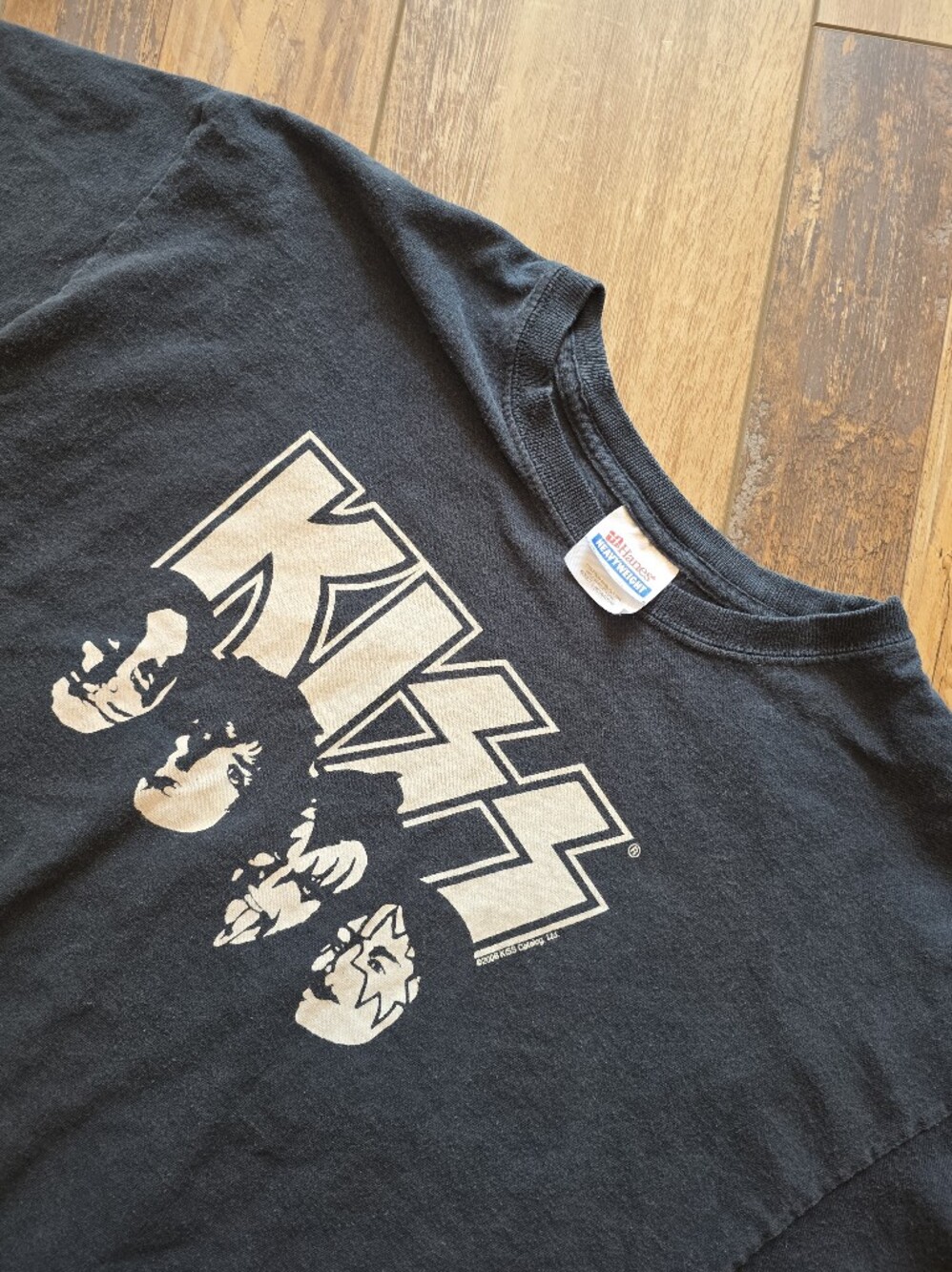 Hanes Heavyweight - 2006 KISS Graphic Tee - L - Black